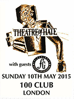 The 100 Club, Oxford Street, London 10.5.15